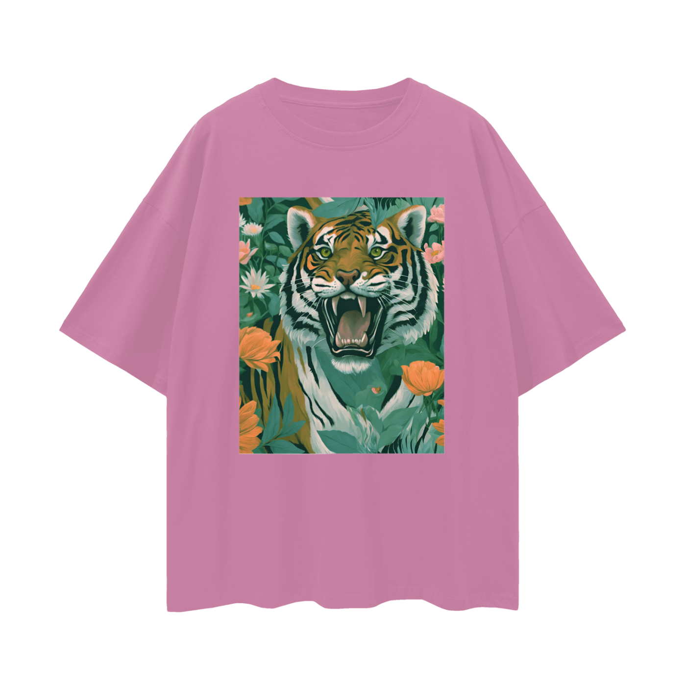 Unisex,Loose,Tiger,Men,Women