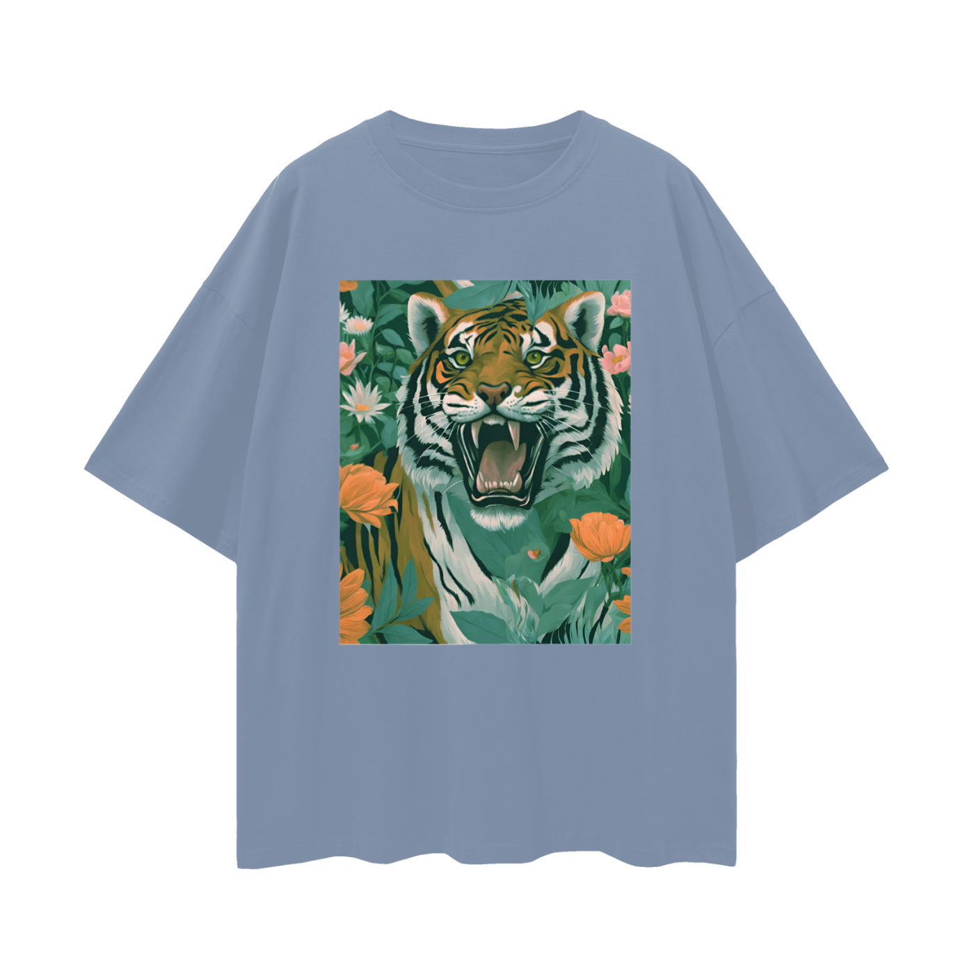 Unisex,Loose,Tiger,Men,Women