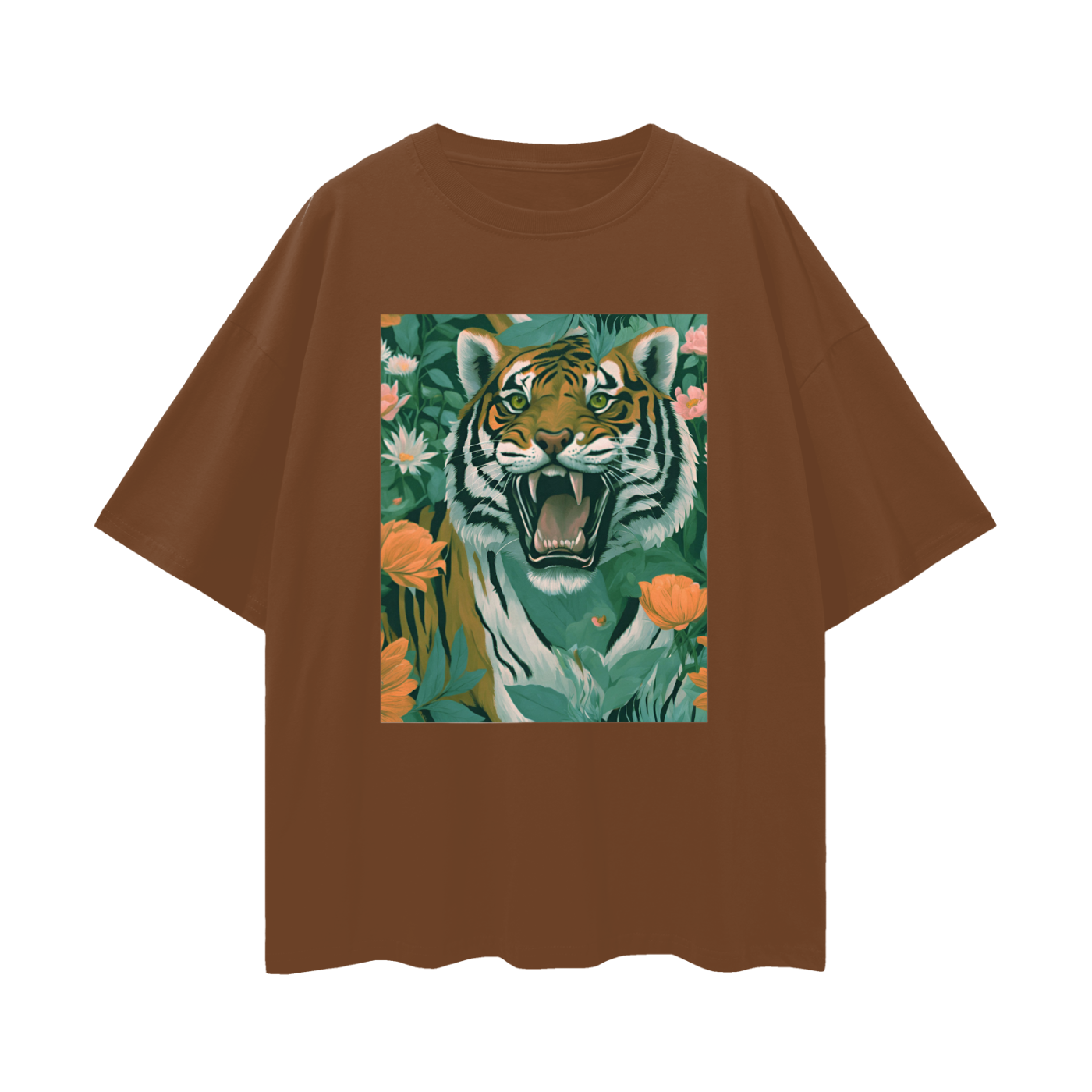 Unisex,Loose,Tiger,Men,Women