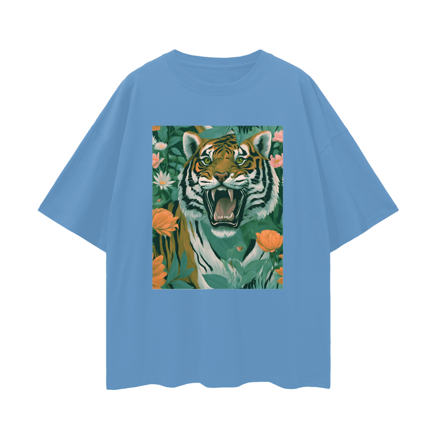 Unisex,Loose,Tiger,Men,Women